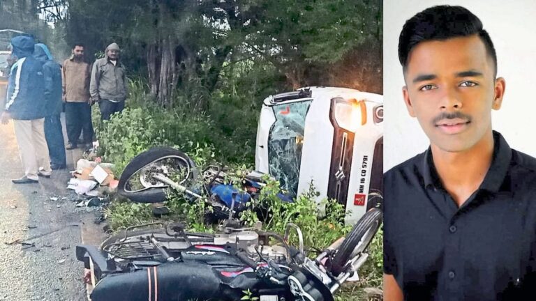 जोतिबा दर्शनाला जाणाऱ्या कारच्या धडकेत 20 वर्षाचा तरुण जागीच ठार; 11 जण जखमी