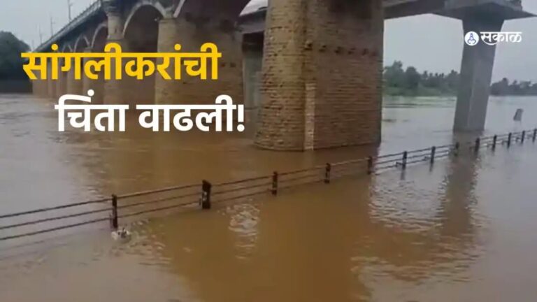 सांगलीकरांची चिंता वाढली! नद्यांच्या पाणी पातळीत वाढ; नागरिकांना सुरक्षितस्थळी जाण्याचे आवाहन ,शाळांना देखील सुट्टी