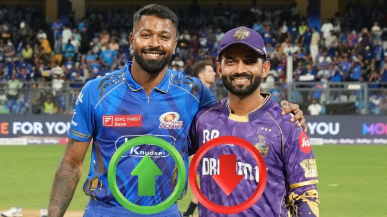 मुंबई इंडियन्सने विजय मिळवताच गुणतालिकेत उलथापालथ, केकेआरचं मोठं नुकसान.