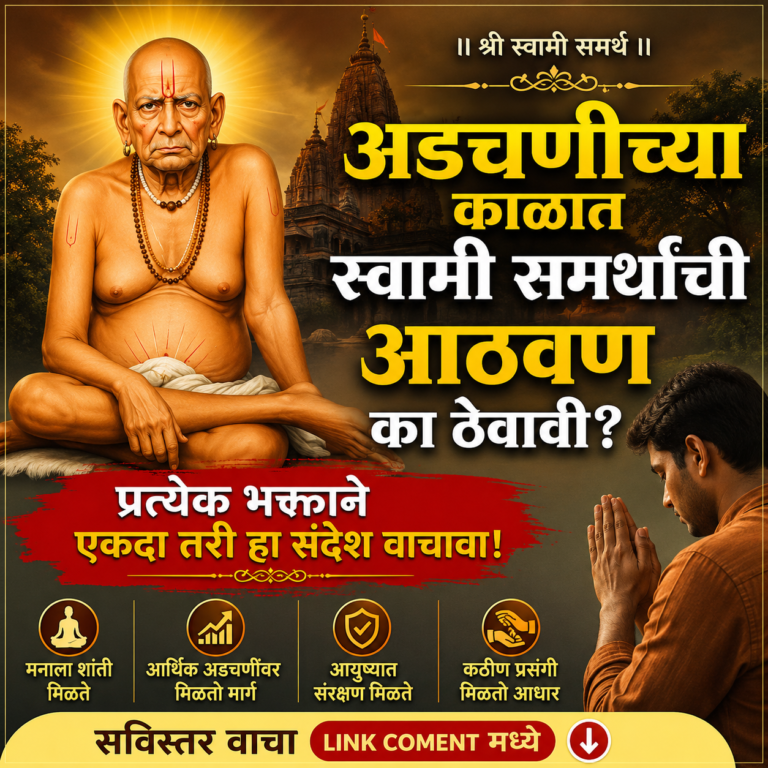 अडचणीच्या काळात स्वामी समर्थांची आठवण का ठेवावी? प्रत्येक भक्ताने एकदा तरी हा संदेश वाचावा!